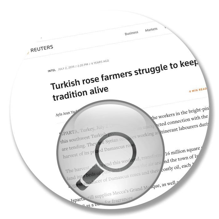 Türk gül çifçileri hakkında Nuri Erçetin'in Reuters ile röportajı